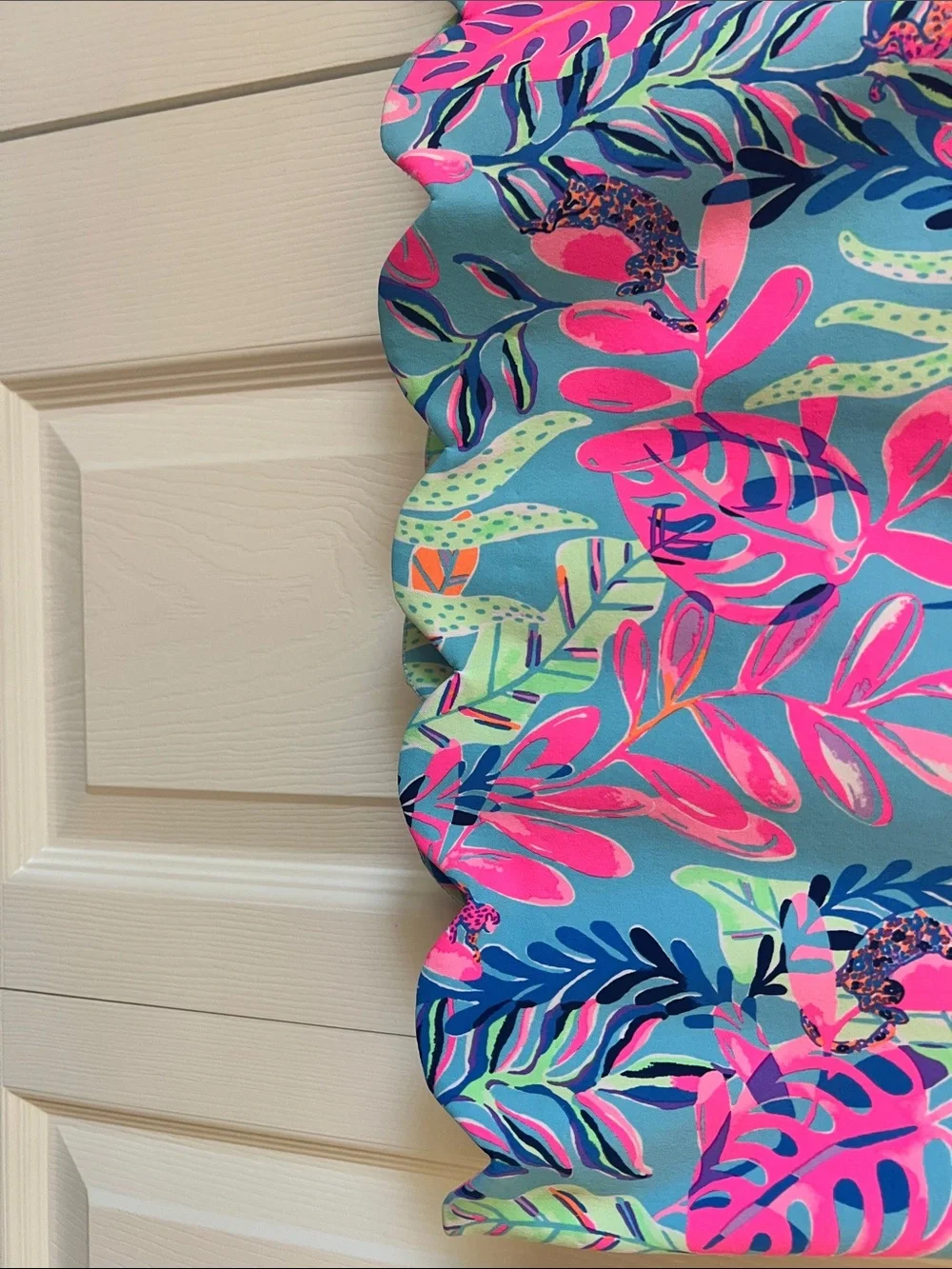 Lily Pulitzer Bright Tropical Scalloped Hem Skort - Pink & Aqua